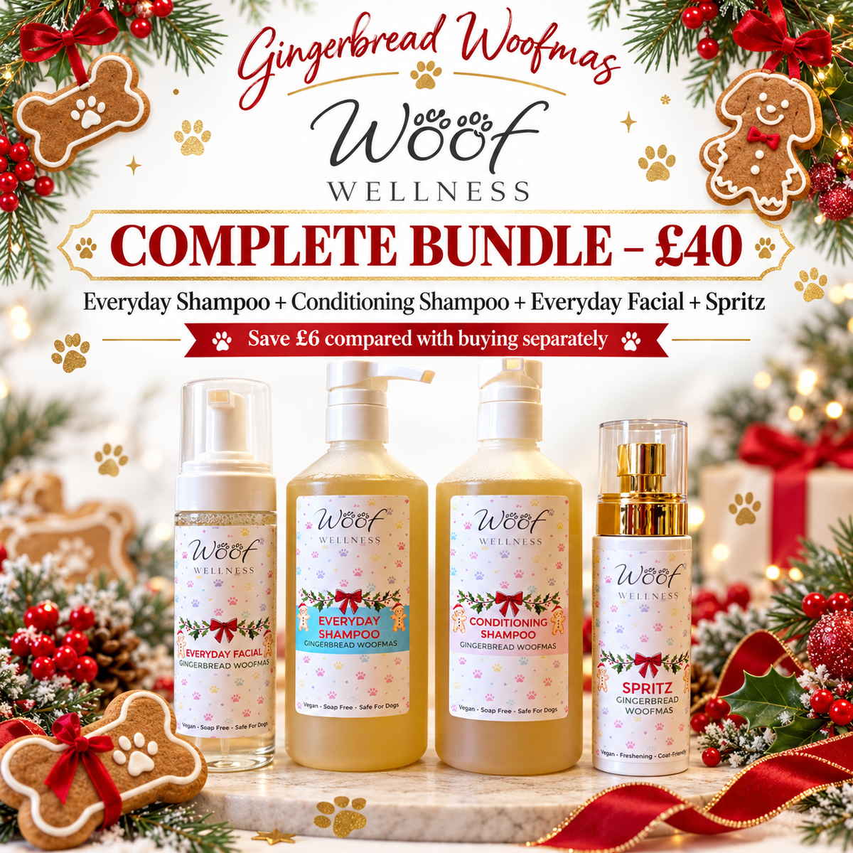 Gingerbread Woofmas | Limited Edition Christmas Collection